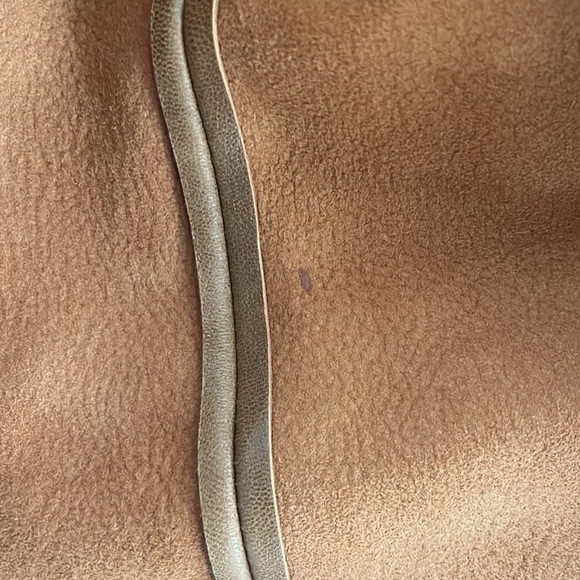 Banana Republic Lambskin Leather Tote in Brown - Picture 7 of 9